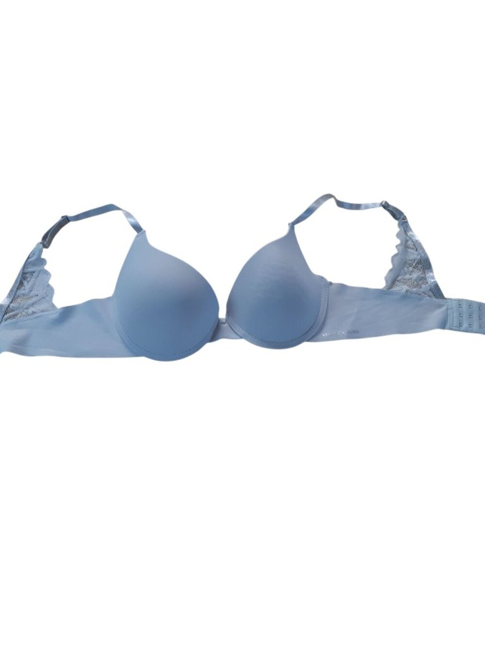 Vince Camuto Push Up Bra Womens Size 34C Gray Underwired Adjustable Strap